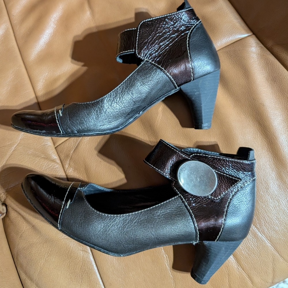 Un Tour en Ville heeled Mary Jane